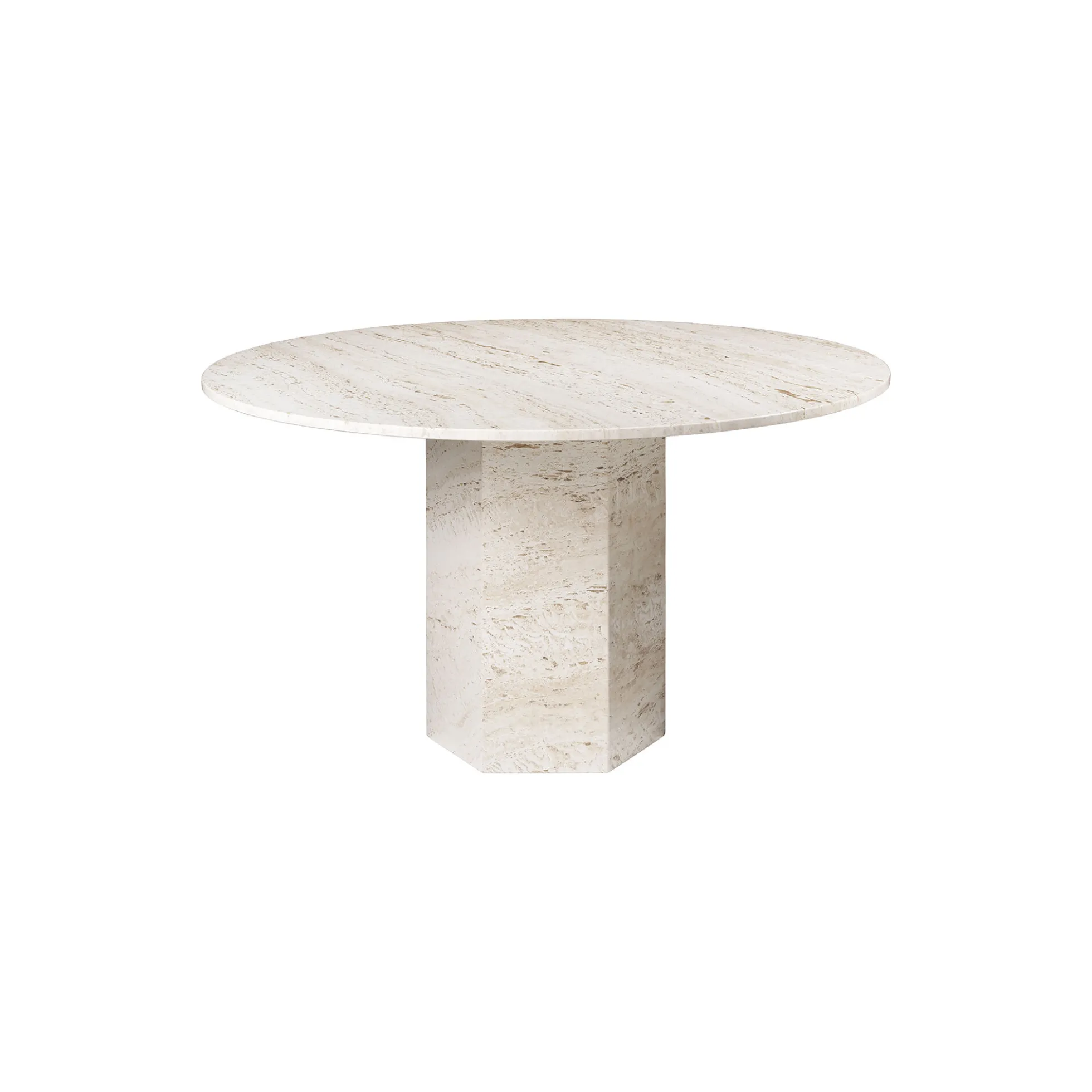 Epic Round Dining Table, neutral white