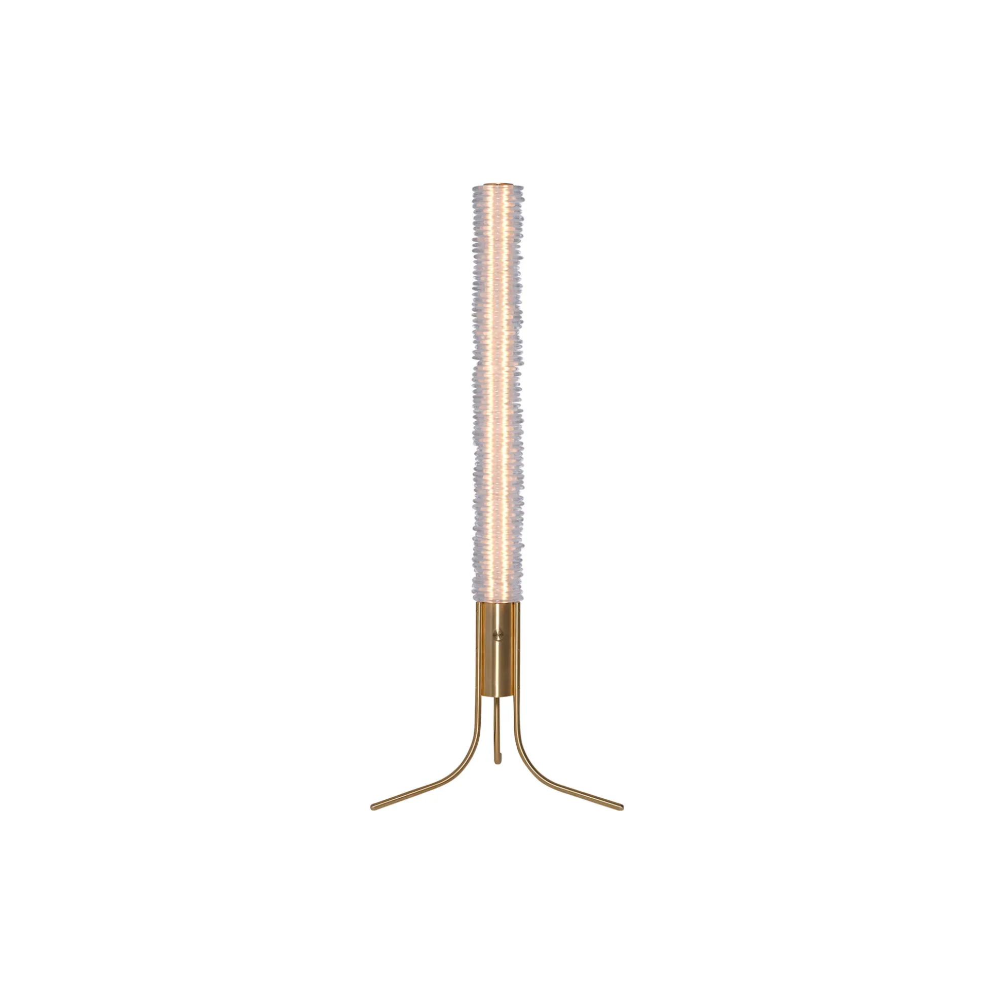 Erie Floor Lamp, brass