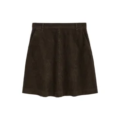 Estelle Skirt Short Corduroy, smokey brown