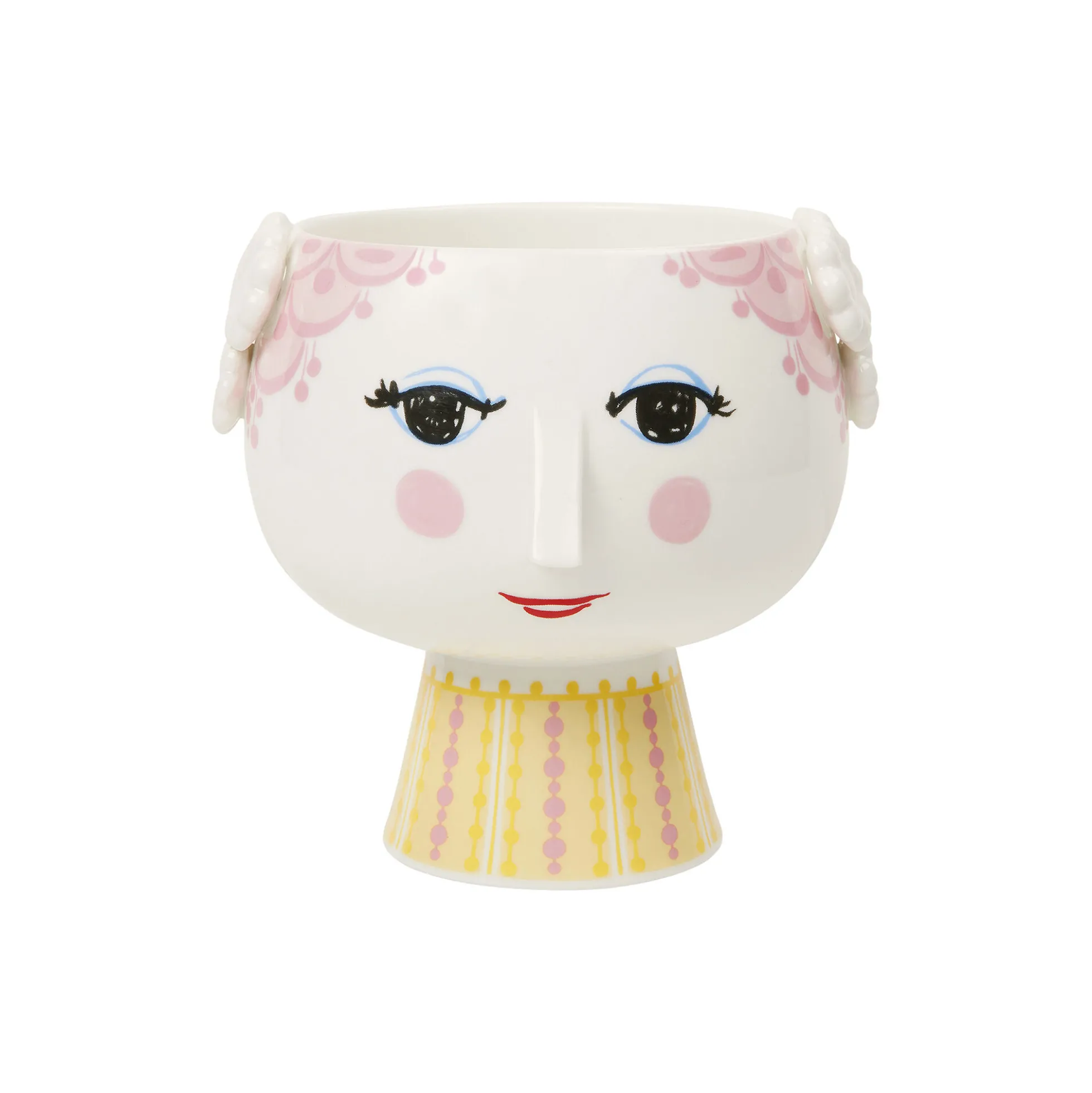 Eva urtepotteskjuler på fod, pink