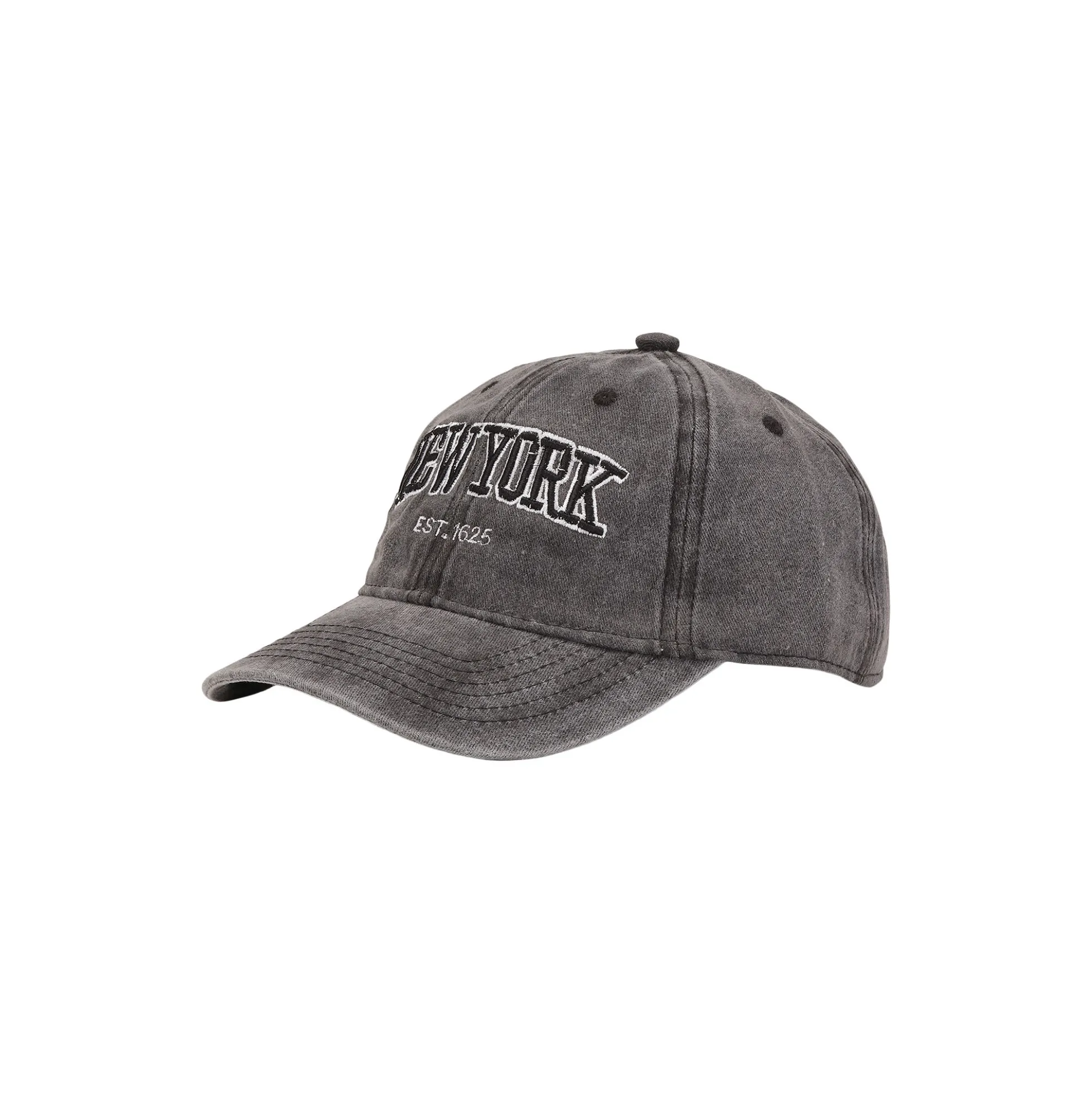 Everyday New York Cap, washed black