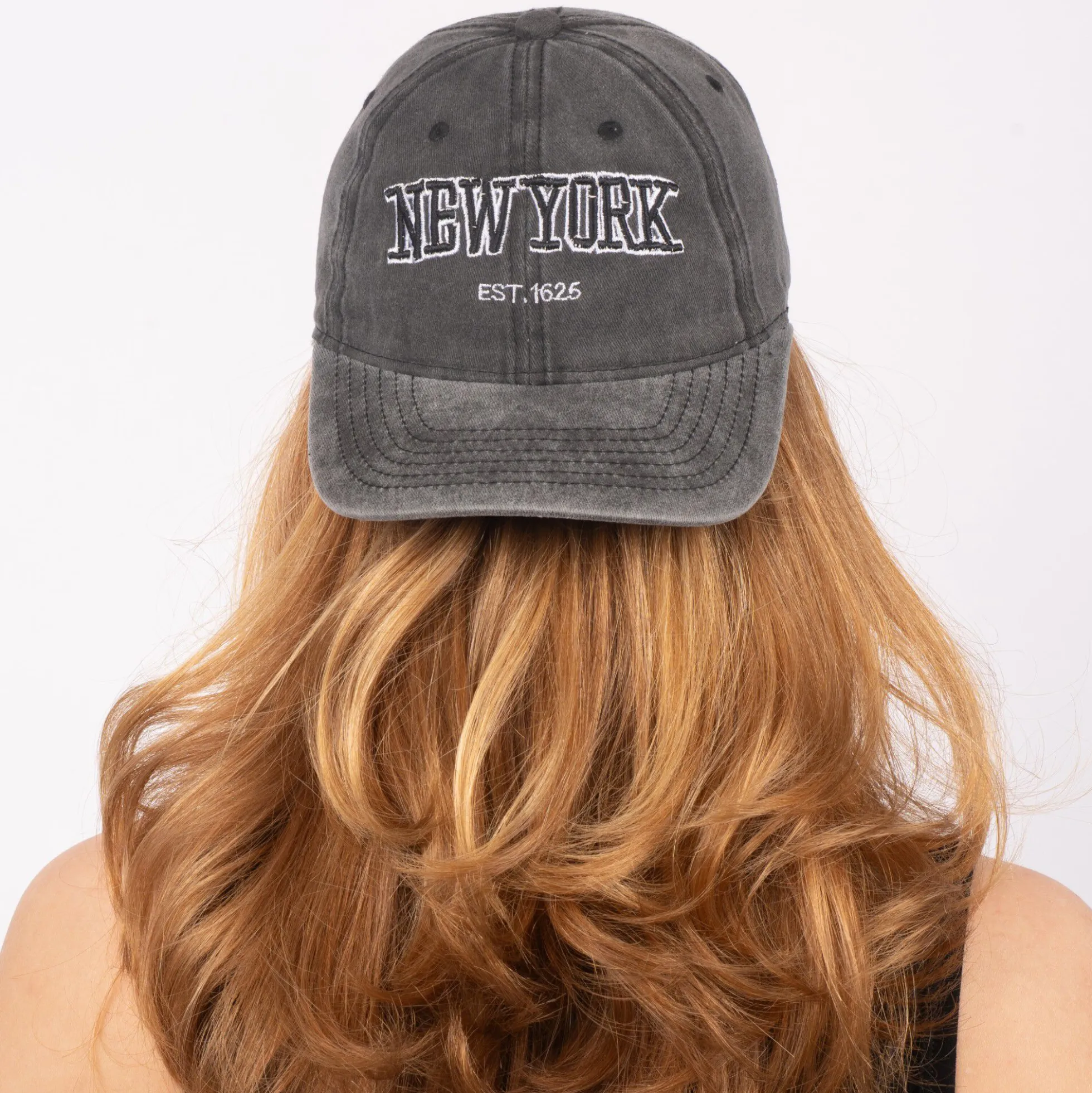 Everyday New York Cap, washed black