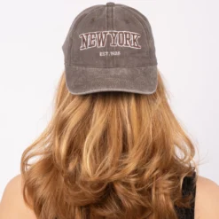 Everyday New York Cap, washed brown
