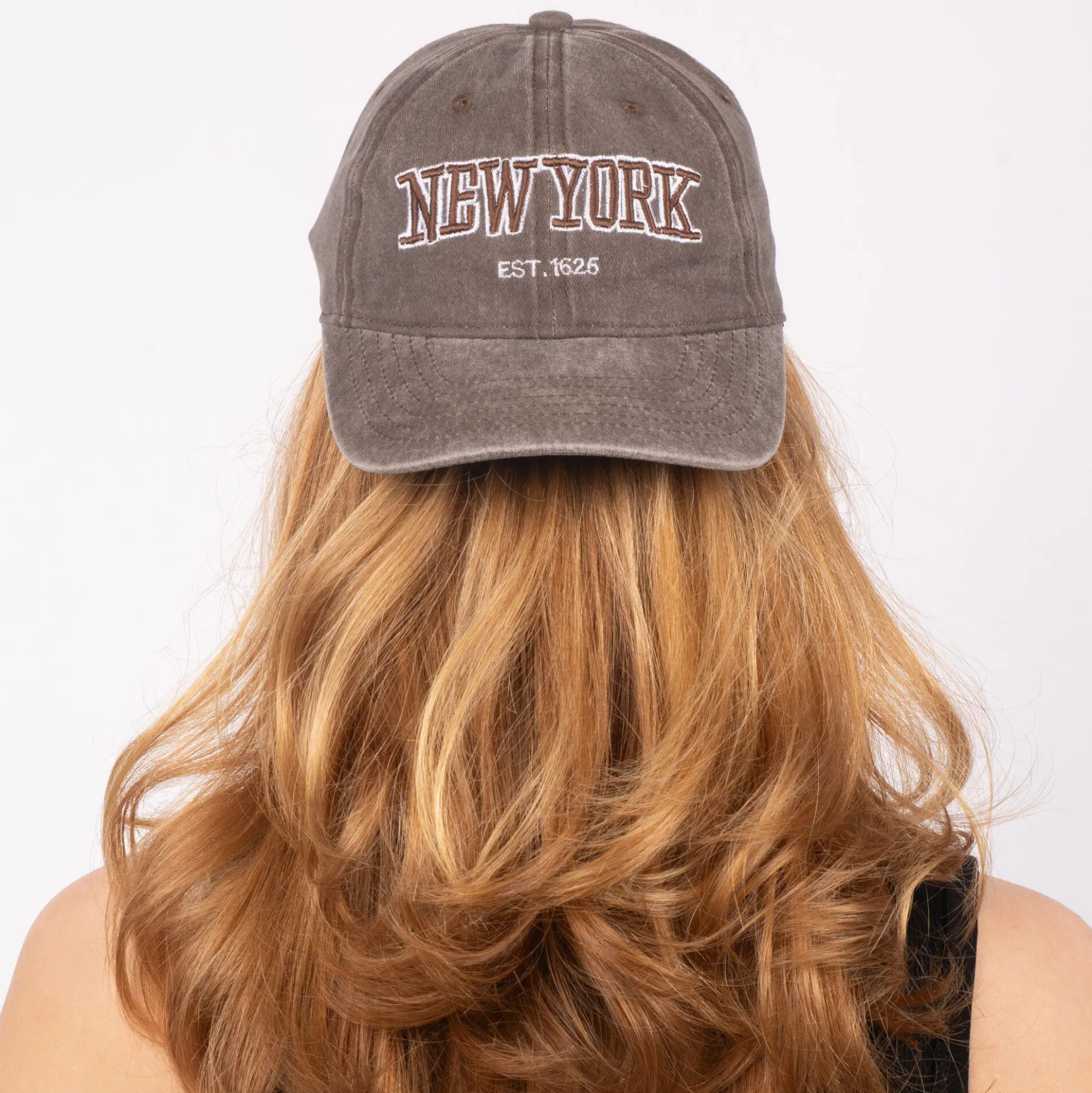 Everyday New York Cap, washed brown