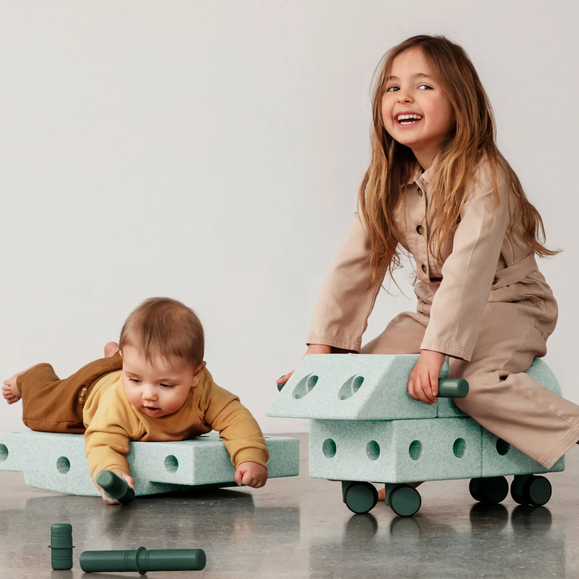 Explorer sæt, ocean mint/forest green