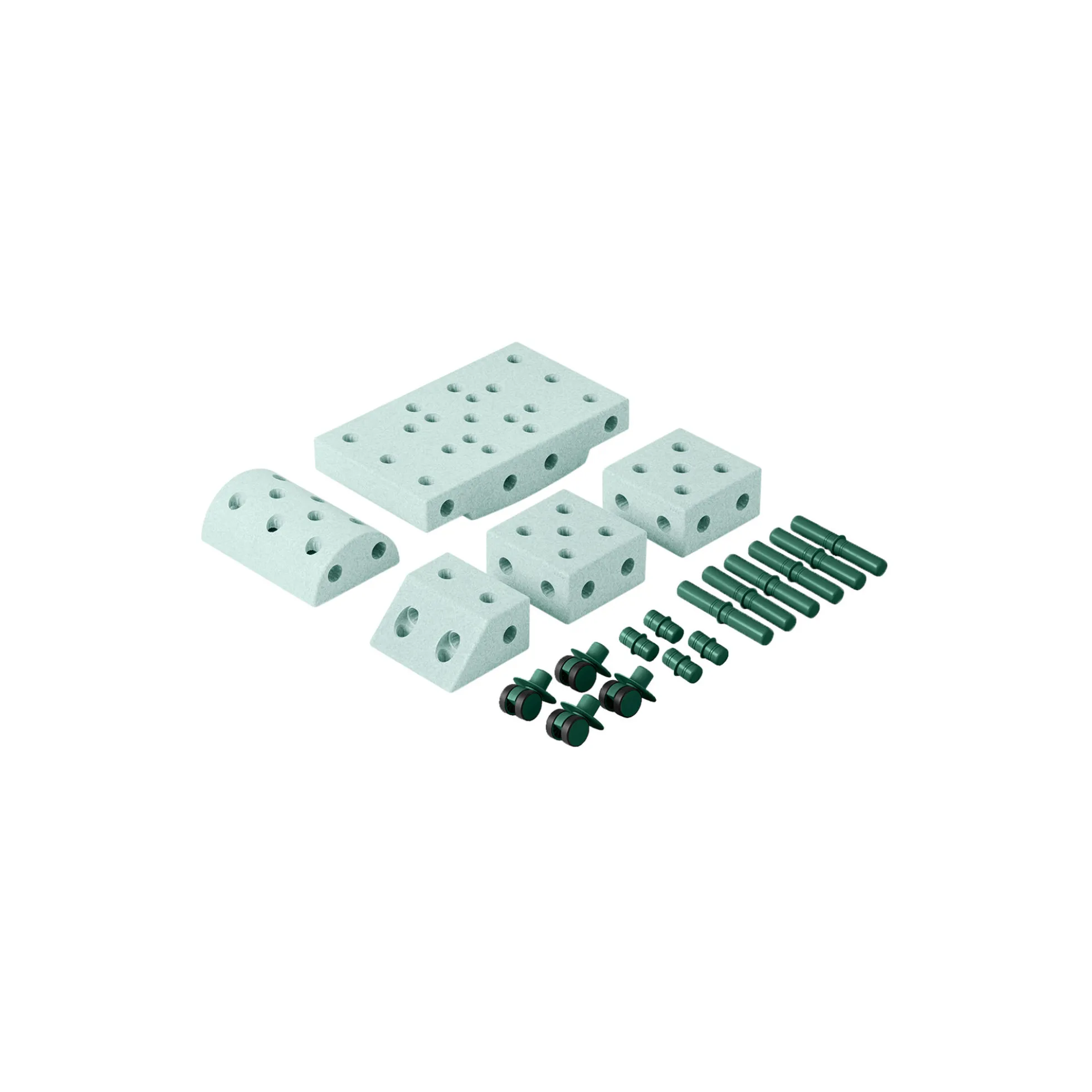 Explorer sæt, ocean mint/forest green