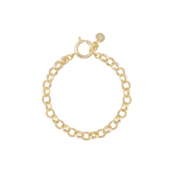 EYELET multi-ring chain bangle