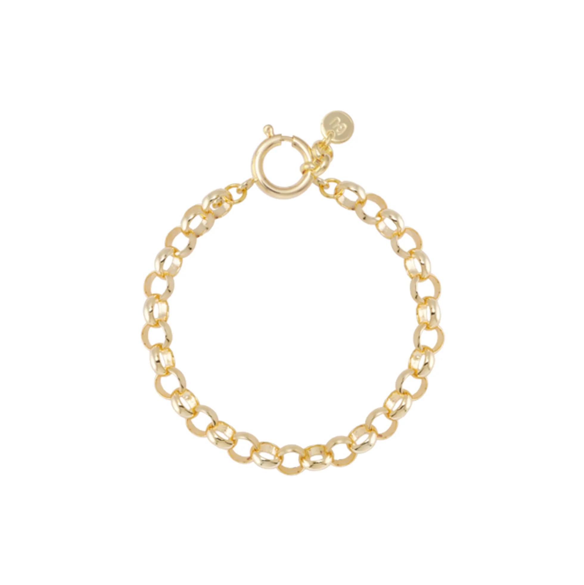 EYELET multi-ring chain bangle