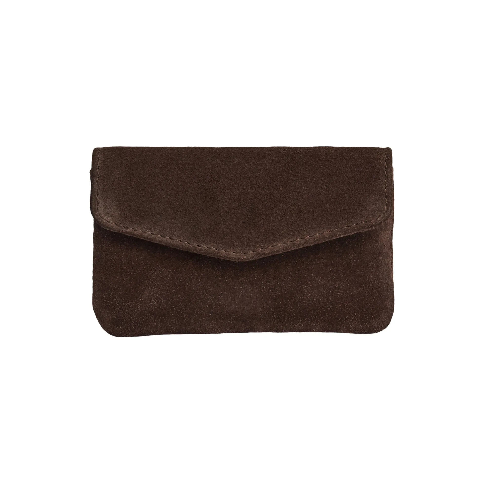 FaithMBG Coin Purse Suede, dark brown