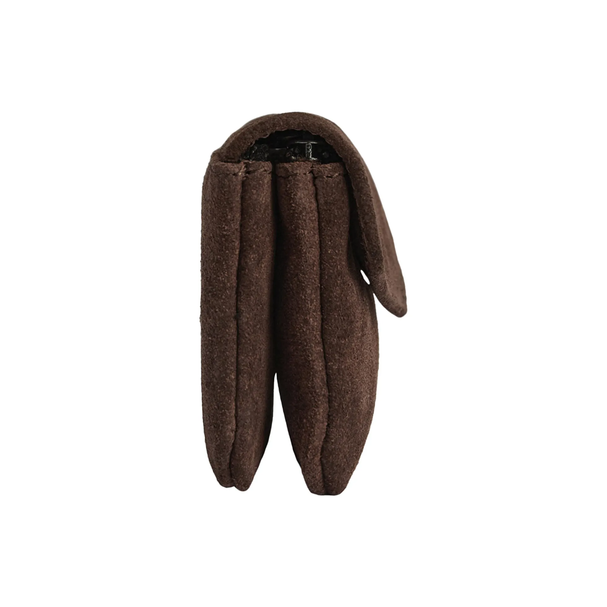 FaithMBG Coin Purse Suede, dark brown