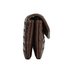 FaithMBG Coin Purse Weave, dark brown
