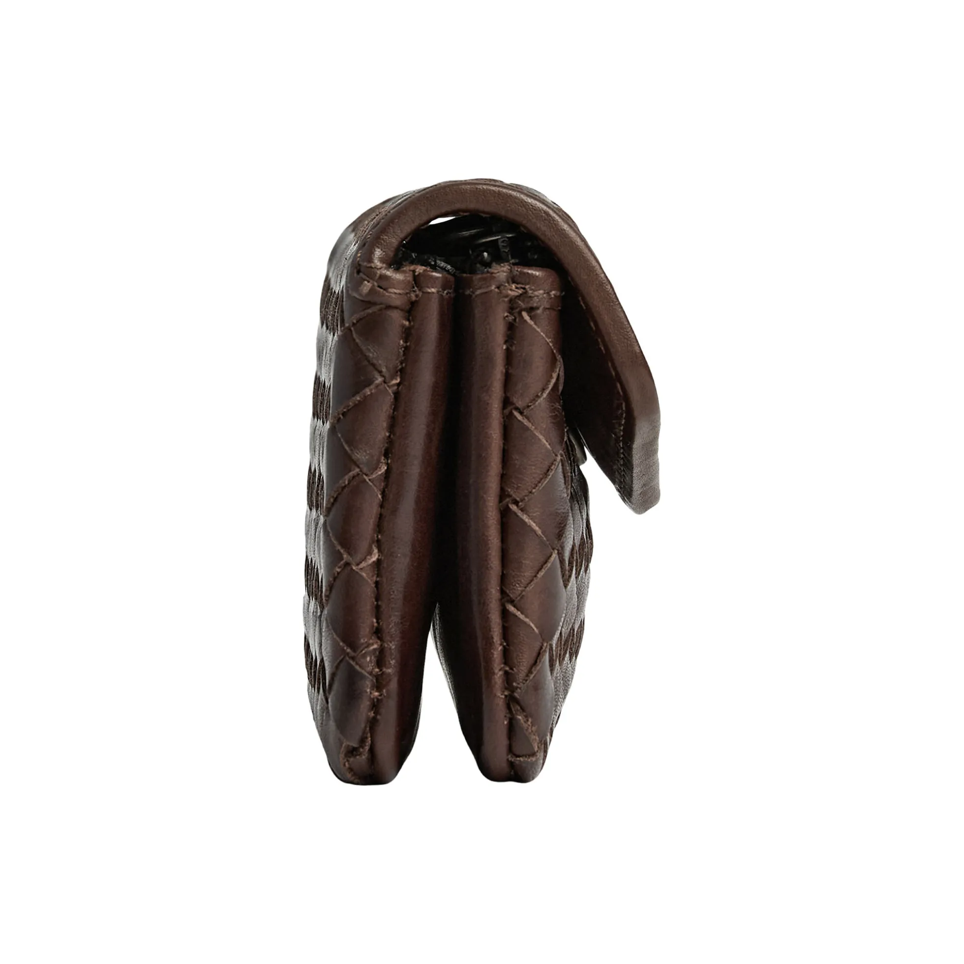FaithMBG Coin Purse Weave, dark brown