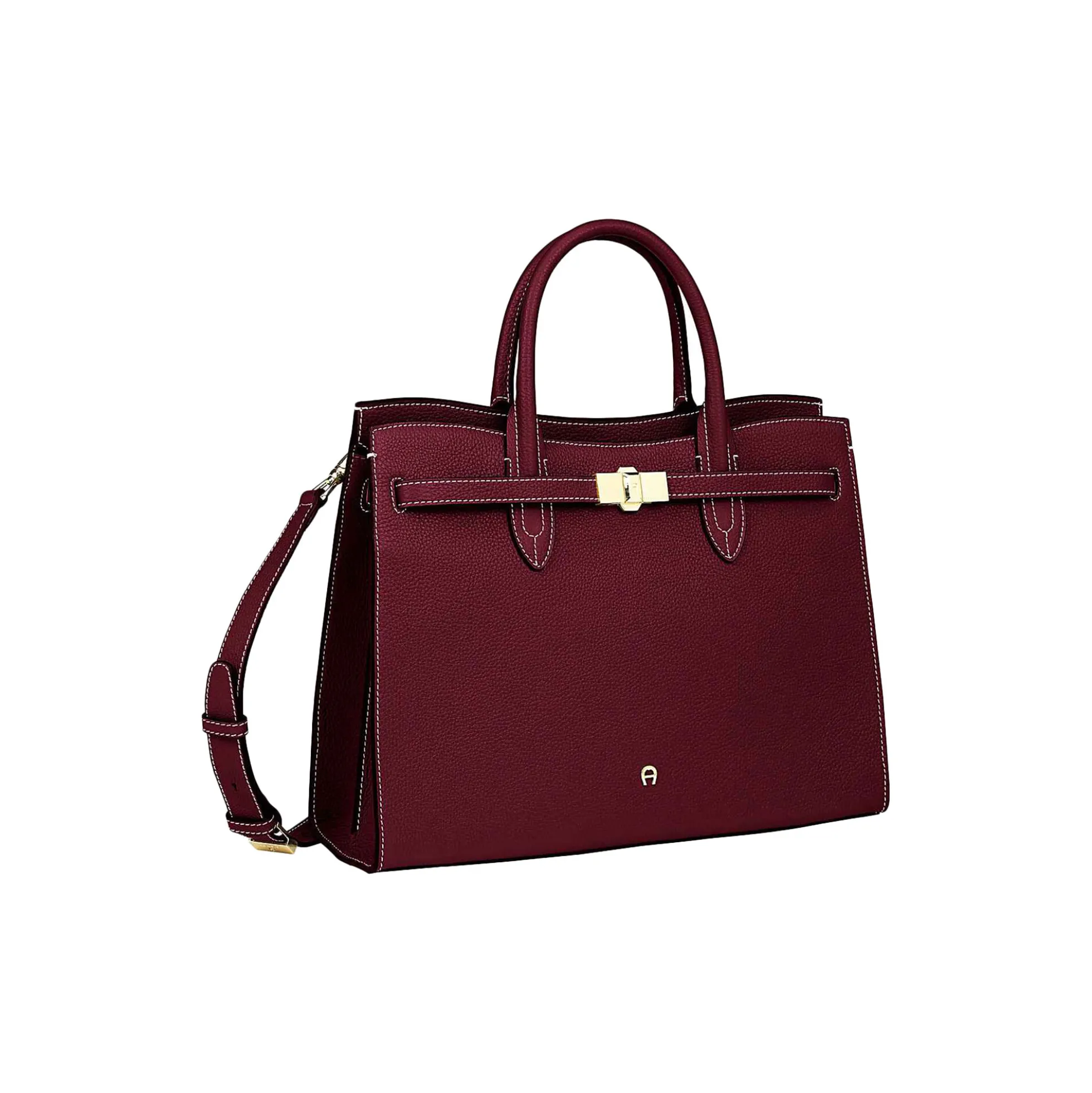 Farah Handbag L, burgundy
