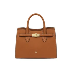 Farah Handbag M, cognac brown
