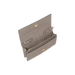 Farah Wallet on Leather Strap, taupe