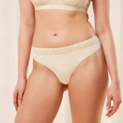 Feel of Modal String Briefs, creamy dream