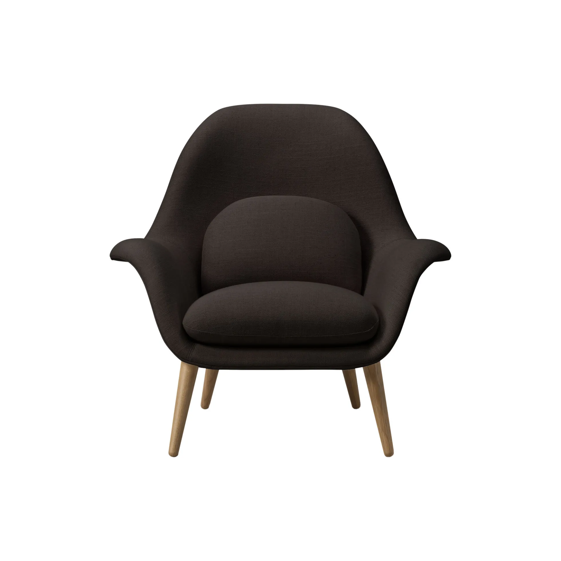 FF1770 Swoon Lounge Chair, Sunniva 383/lakeret eg