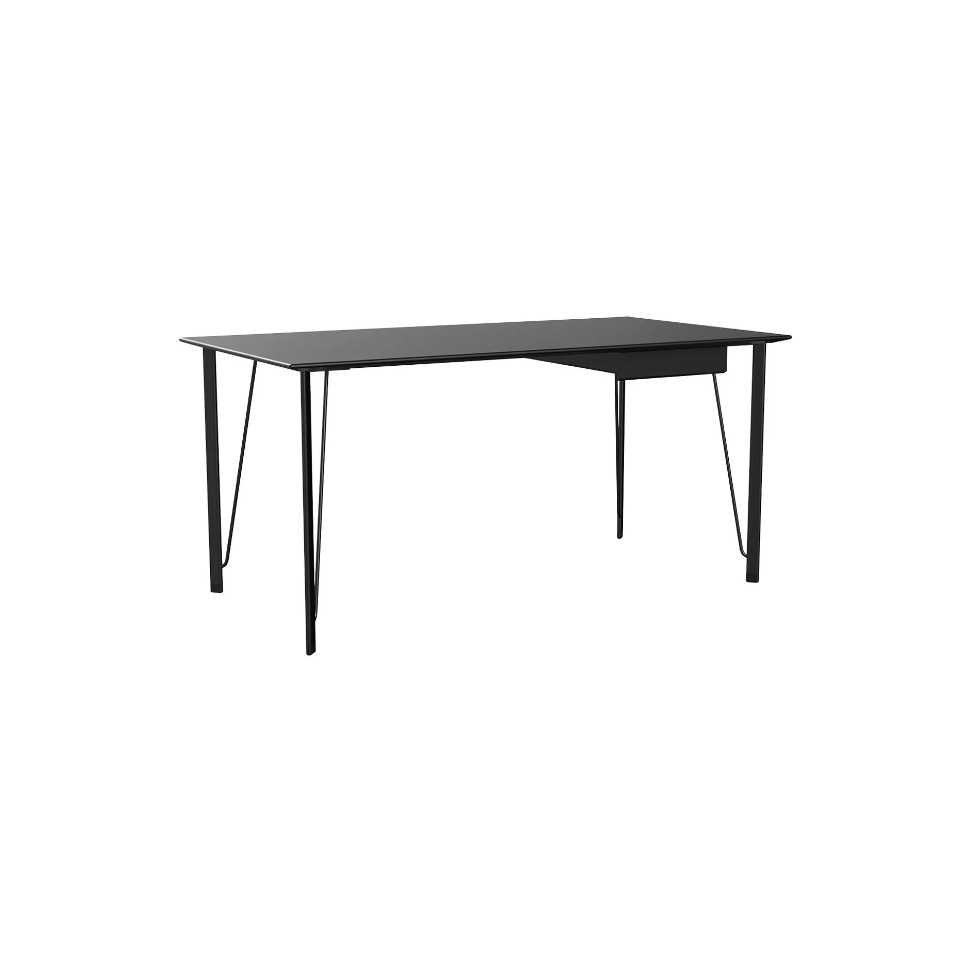FH3605™ skrivebord med skuffe, black ash/black