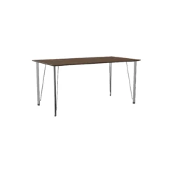 FH3605™ skrivebord, walnut/chrome