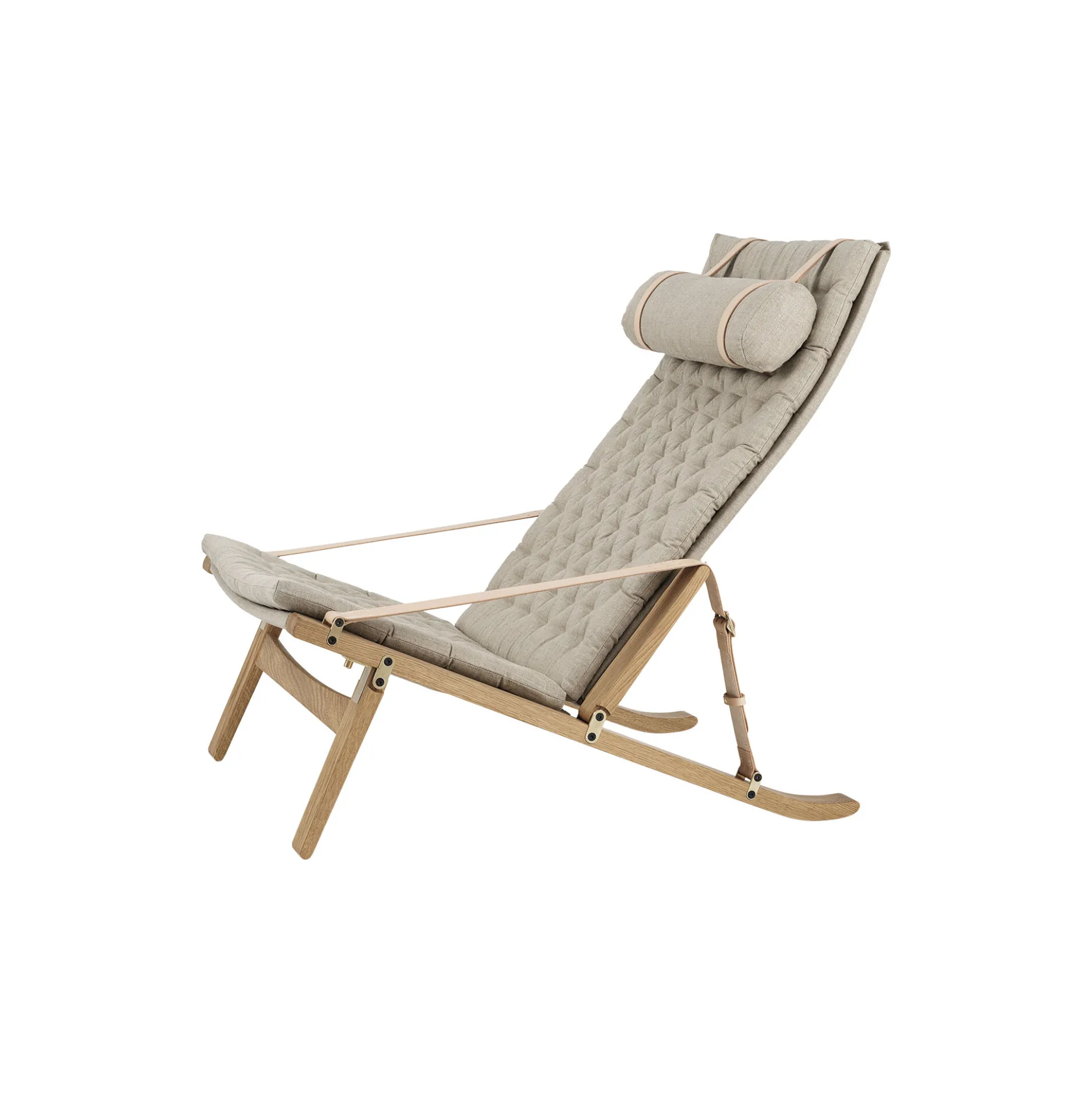 FK10 Plico loungestol, olieret eg/natur