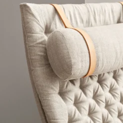 FK10 Plico loungestol, olieret eg/natur