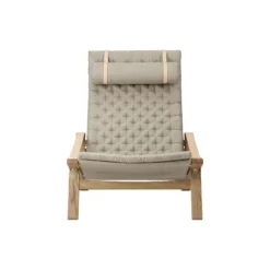FK10 Plico loungestol, olieret eg/natur