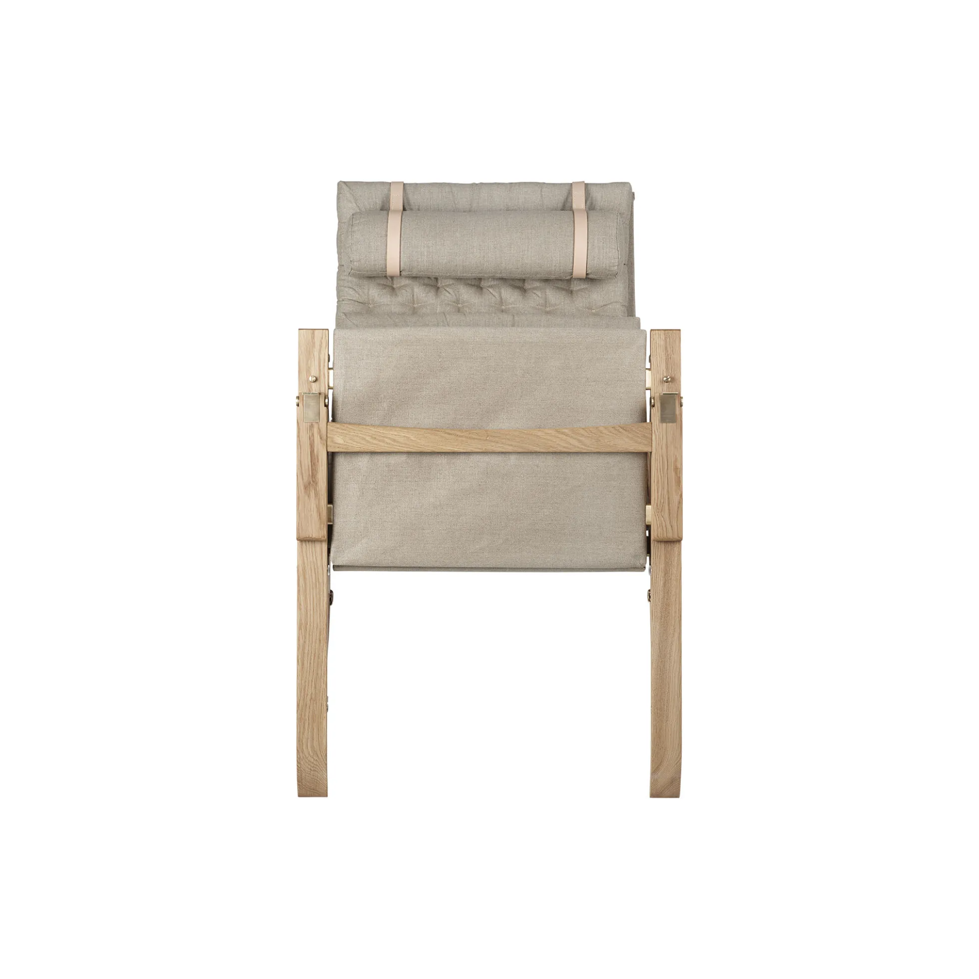 FK10 Plico loungestol, olieret eg/natur