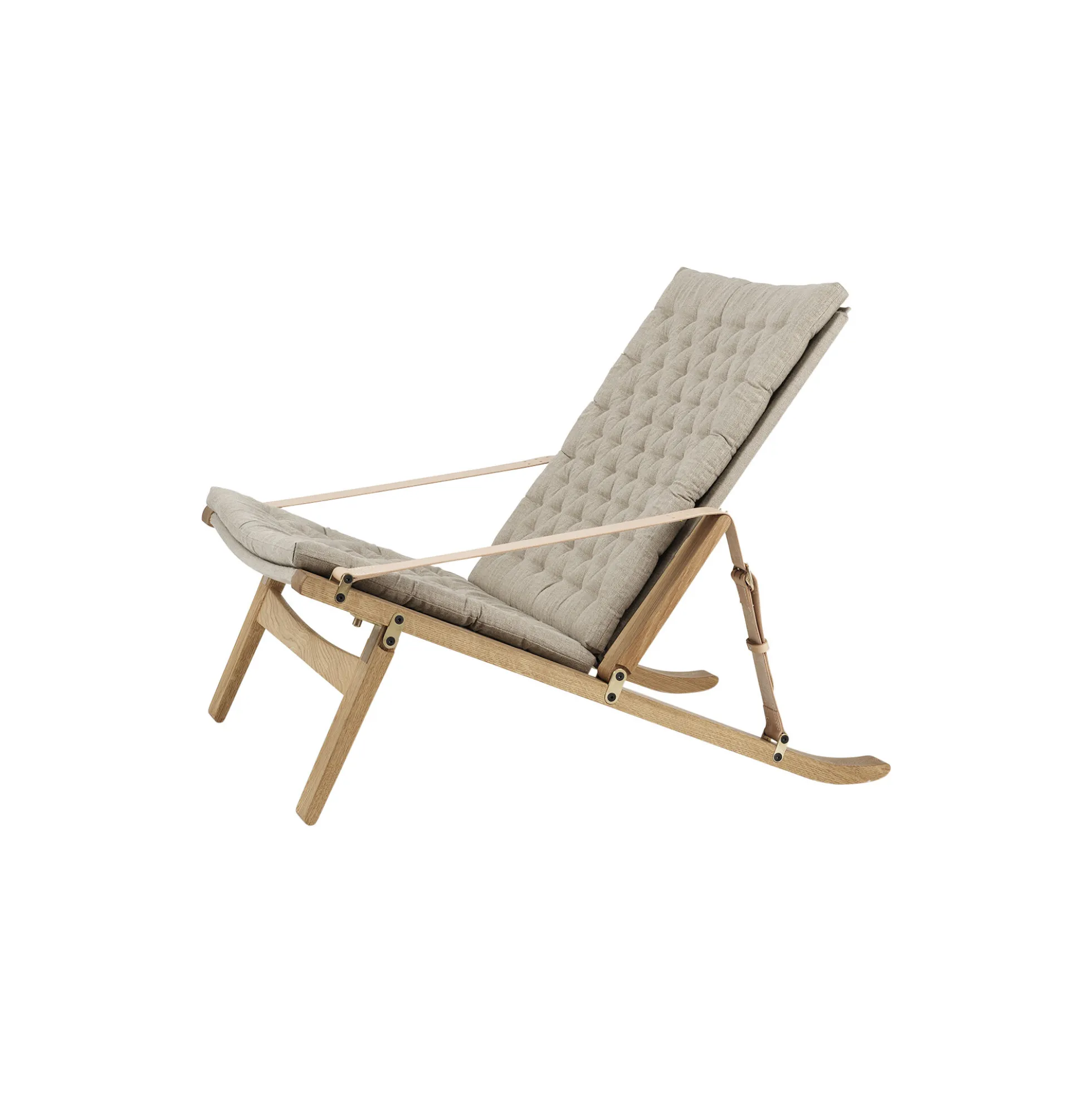 FK11 Plico loungestol, olieret eg/natur