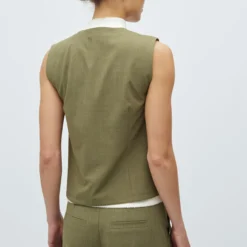 Flavina-M Blazer, dusty olive melange