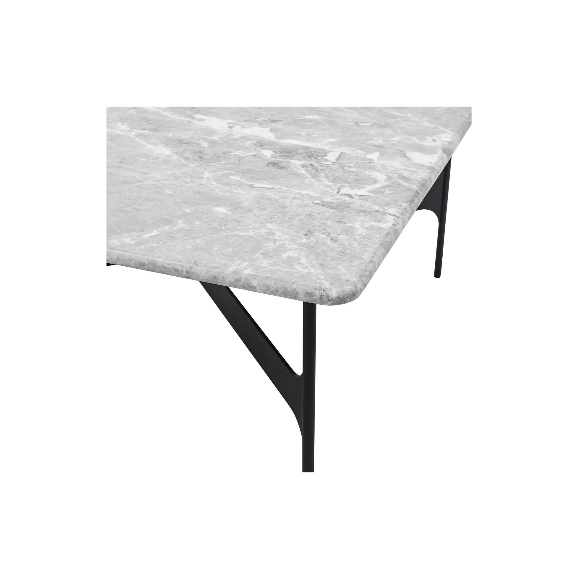 Floema square sofabord, grey