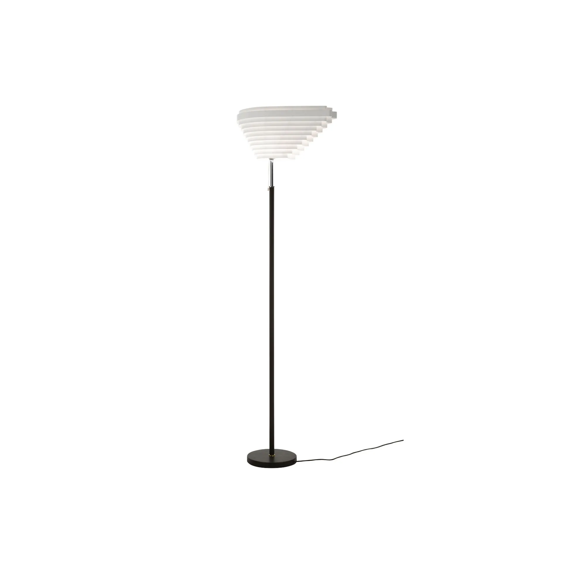 Floor Light A805 “Angel Wing“, nickel-plated brass