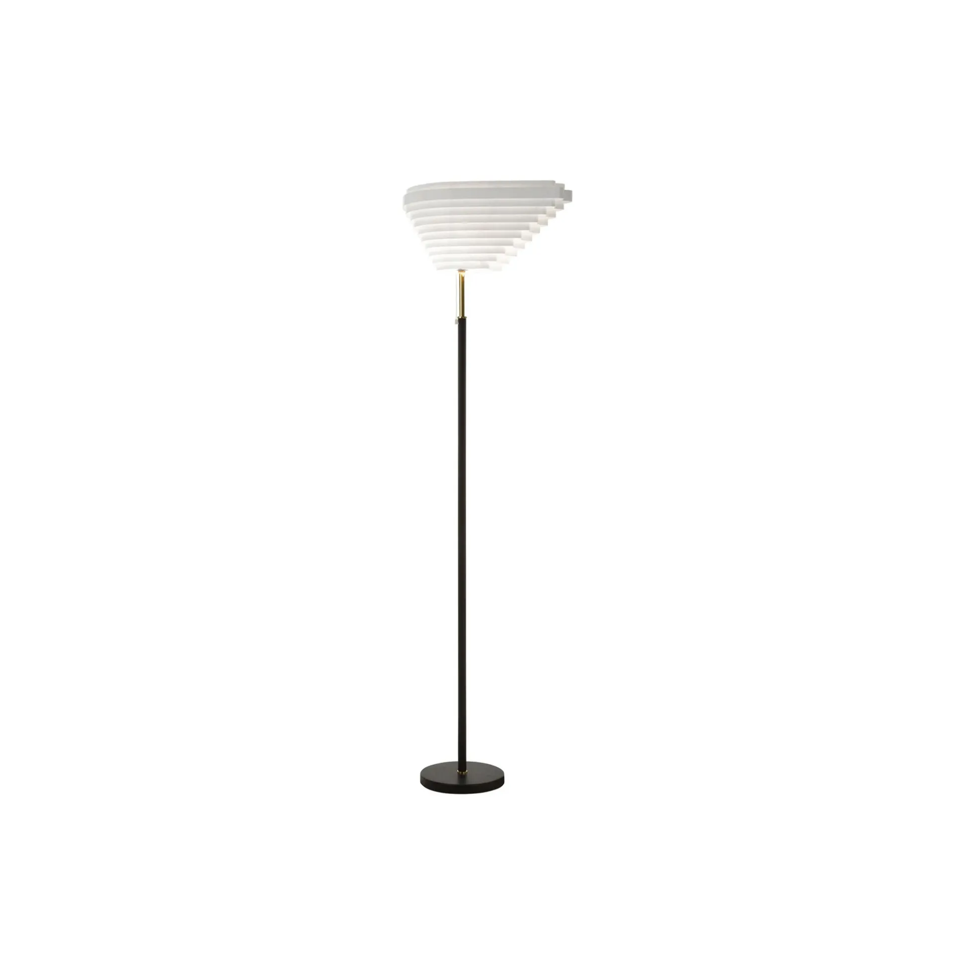 Floor Light A805 “Angel Wing“, polished brass