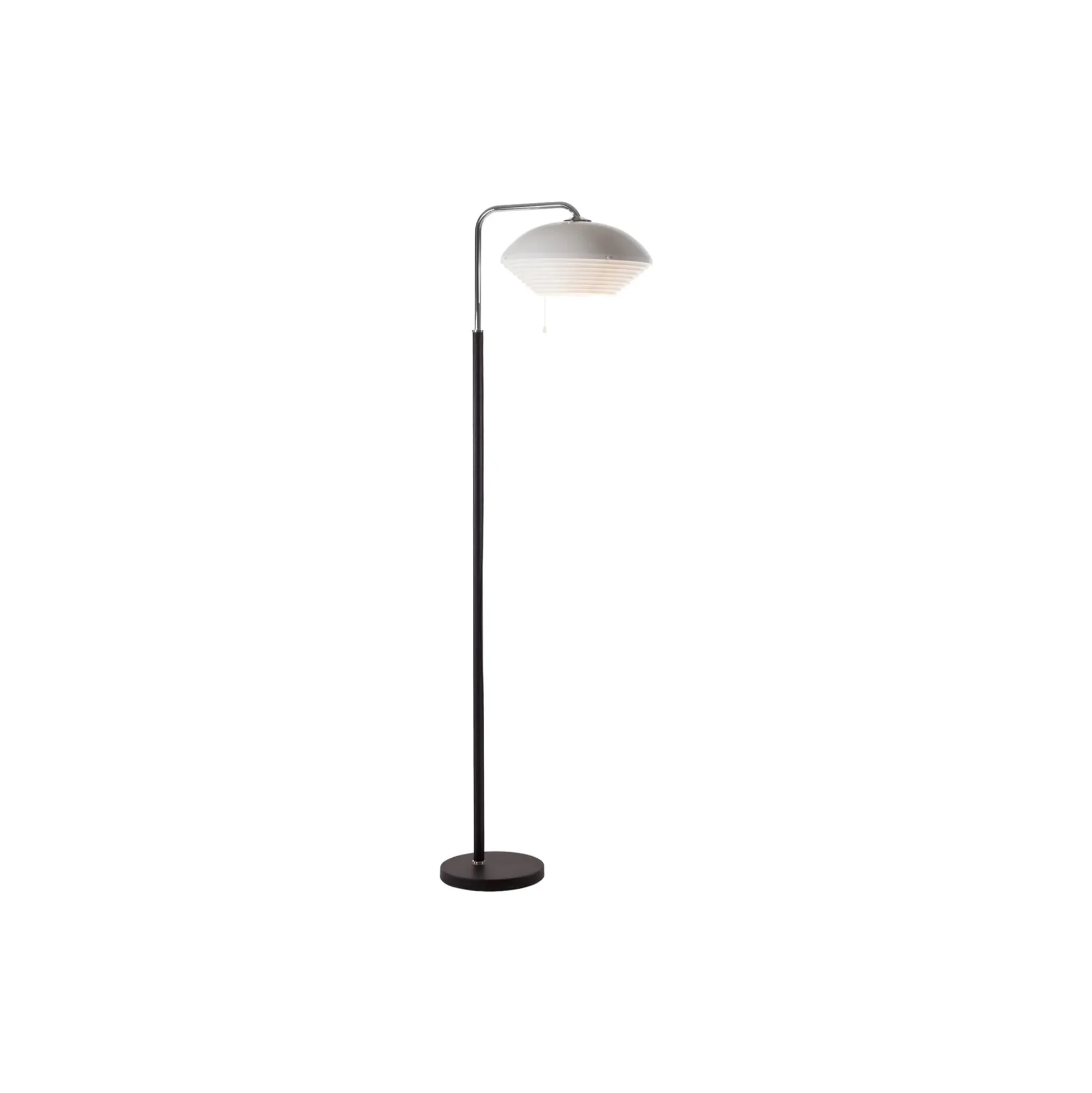 Floor Light A811, nickel-plated brass