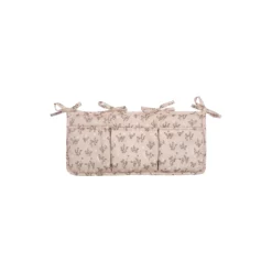 FLORA sengelomme, nightingale/balsam cream/walnut