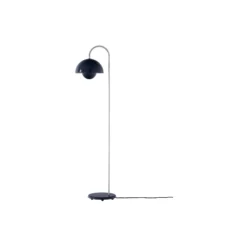 Flowerpot VP12 Floor Lamp, steel blue