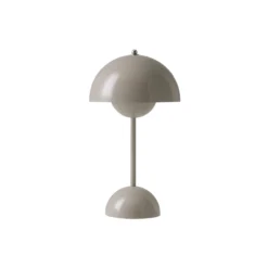 Flowerpot VP9 Portable Table Lamp, grey beige