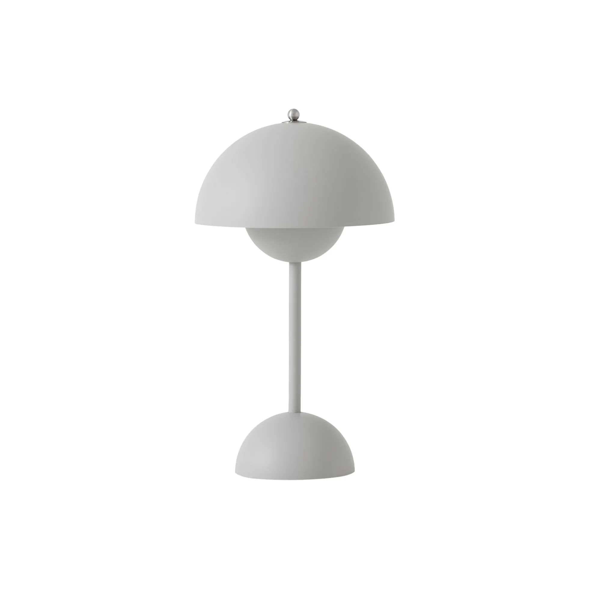 Flowerpot VP9 Portable Table Lamp, matt light grey
