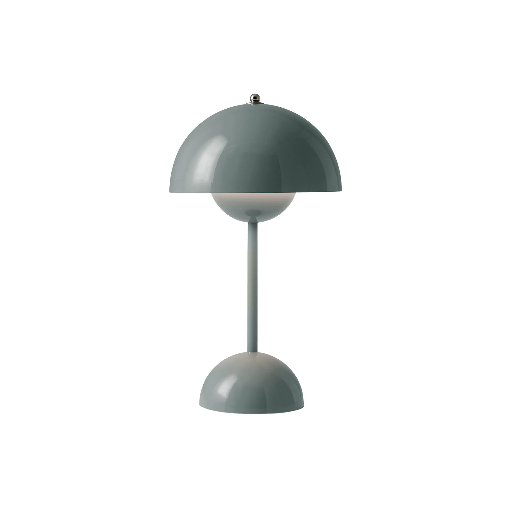 Flowerpot VP9 Portable Table Lamp, stone blue