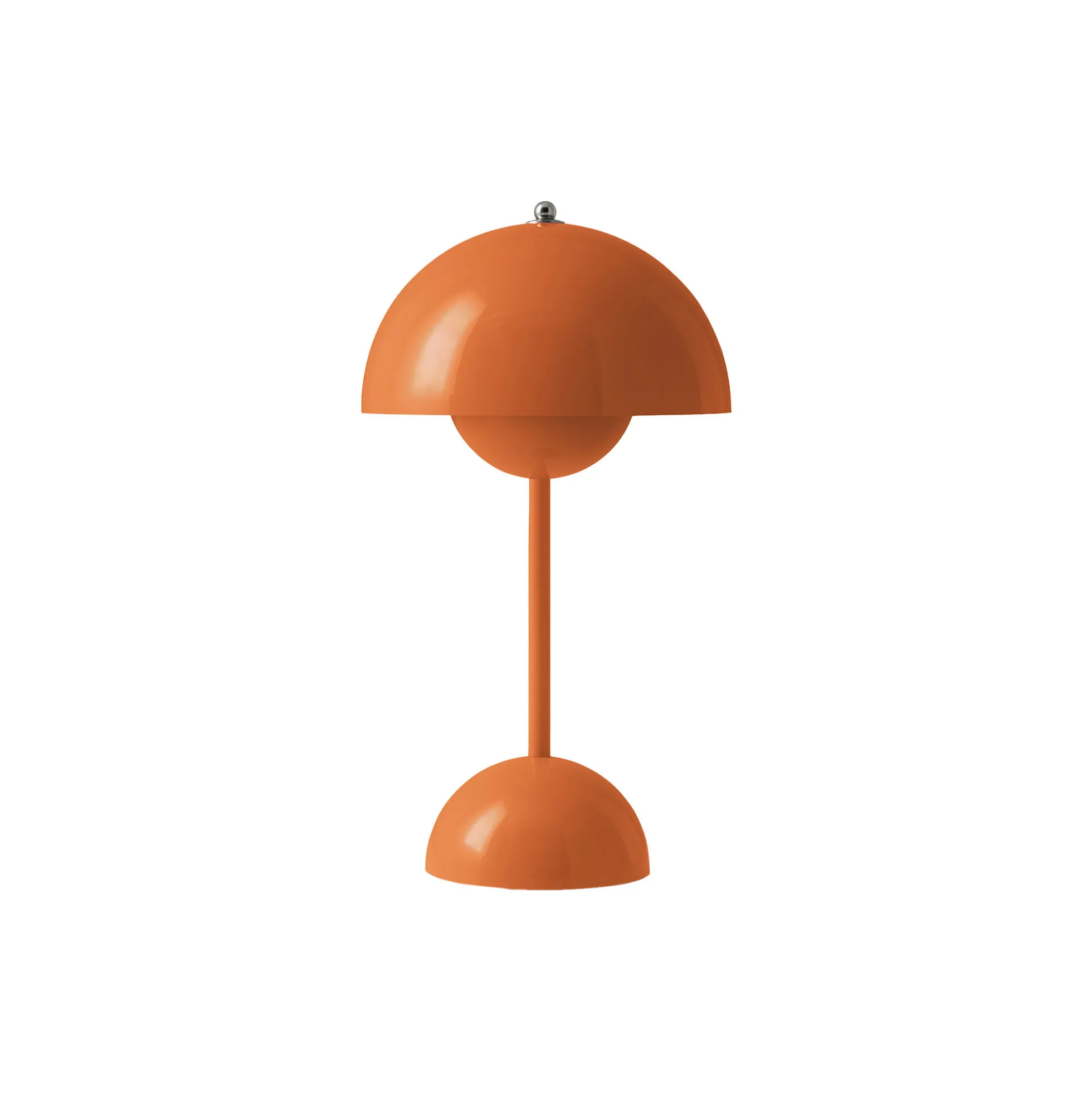Flowerpot VP9 Portable Table Lamp, zesty orange