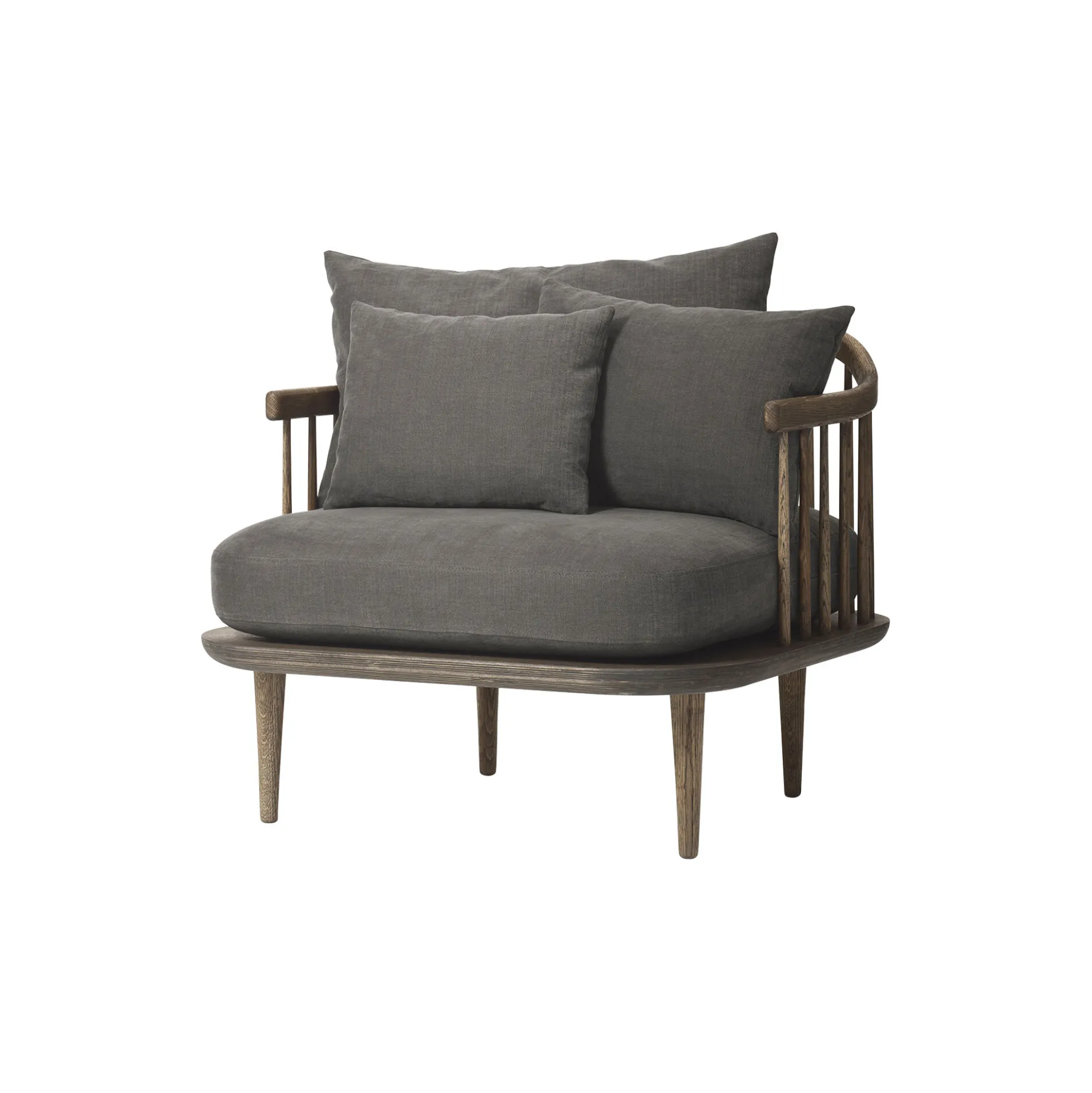 Fly SC1 Lounge Chair, Hot Madison 093/smoked oiled oak