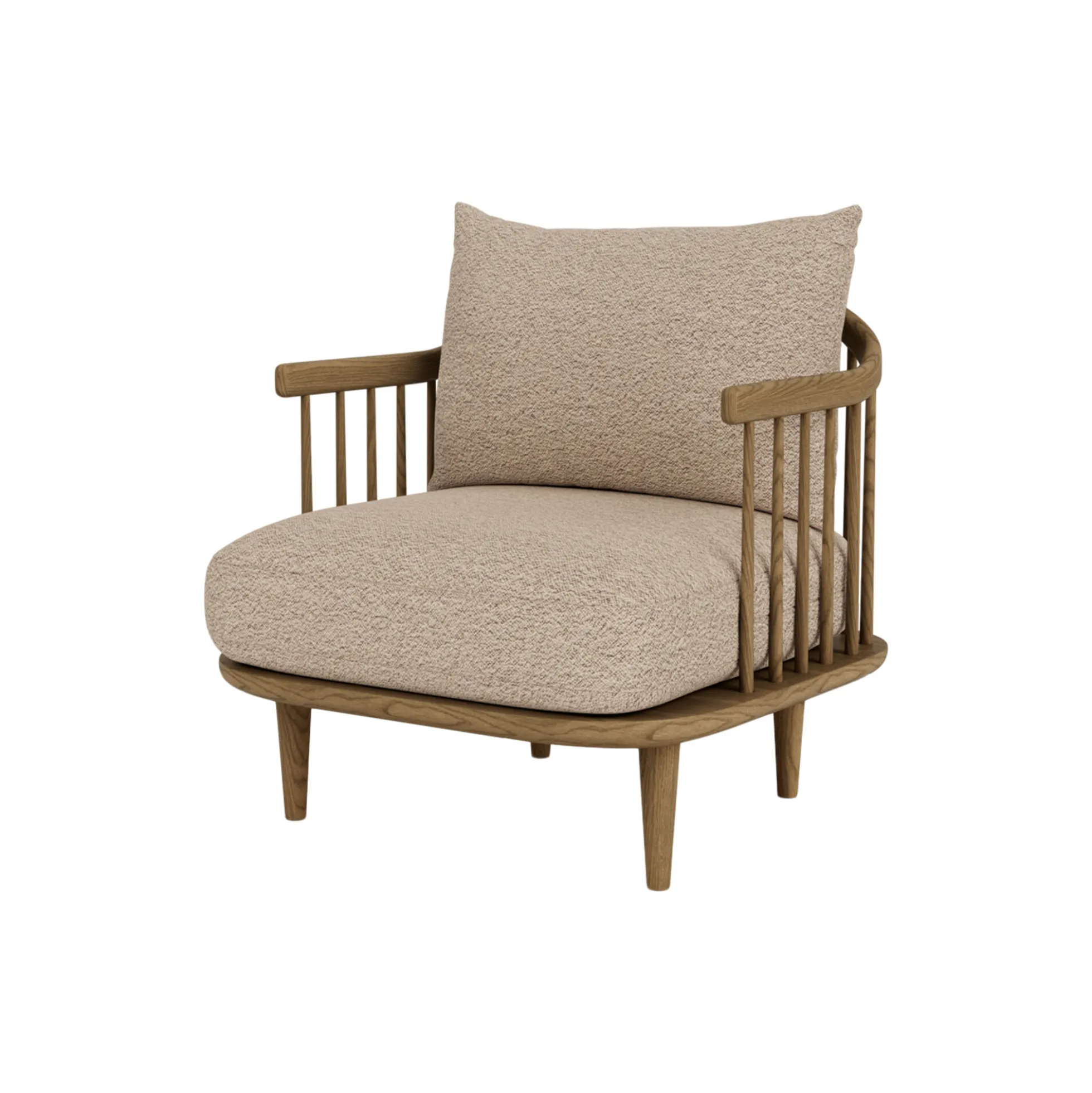 Fly SC10 Lounge Chair, Karakorum 003/oiled oak