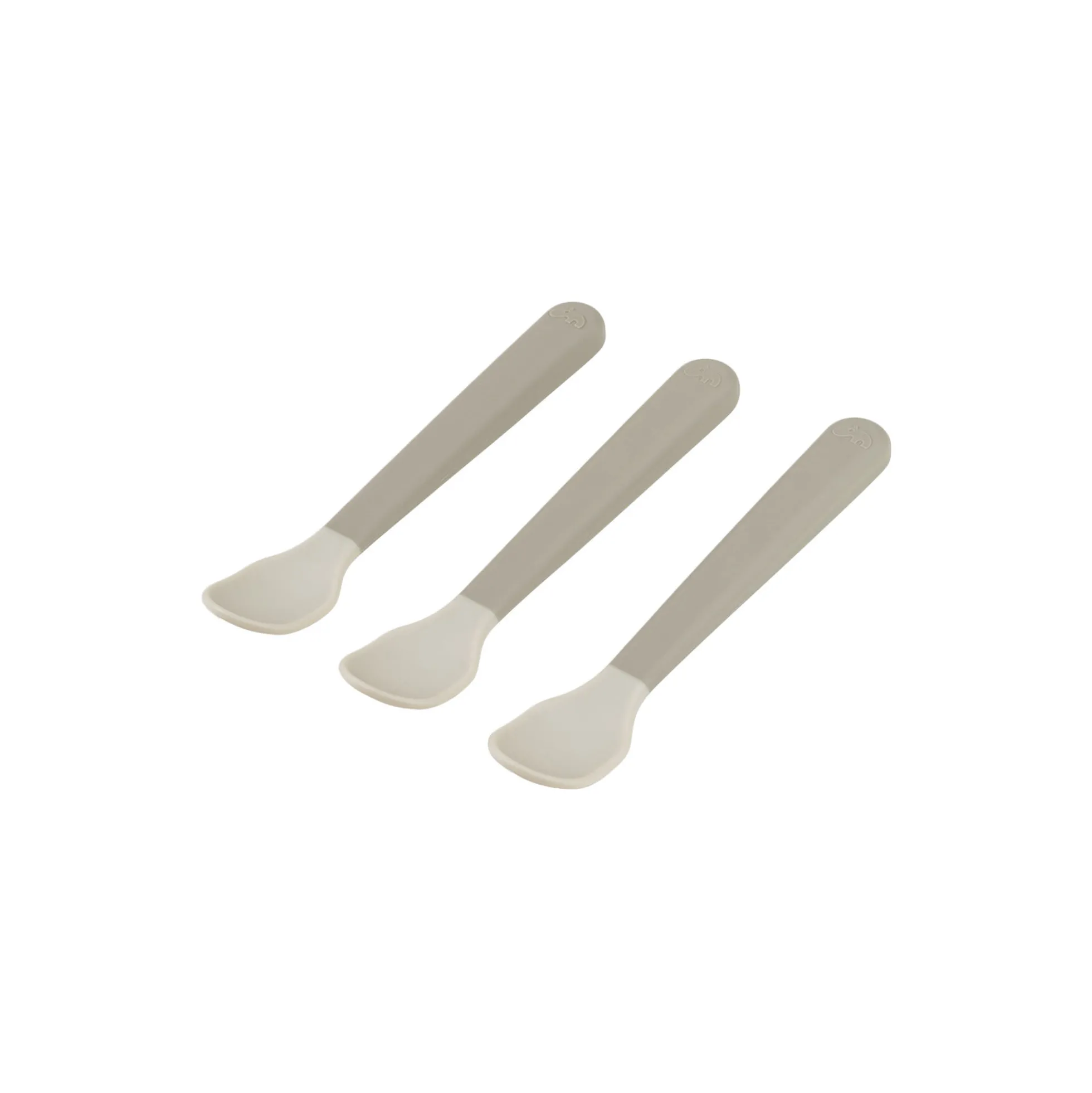 Foodie Easy-grip babyske 3-pak, sand