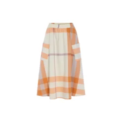 Frankie Skirt, orange checked