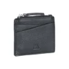 Frey Zip Card Holder, grain black