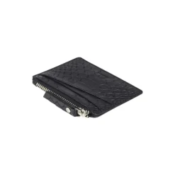 Frey Zip Card Holder, snake black