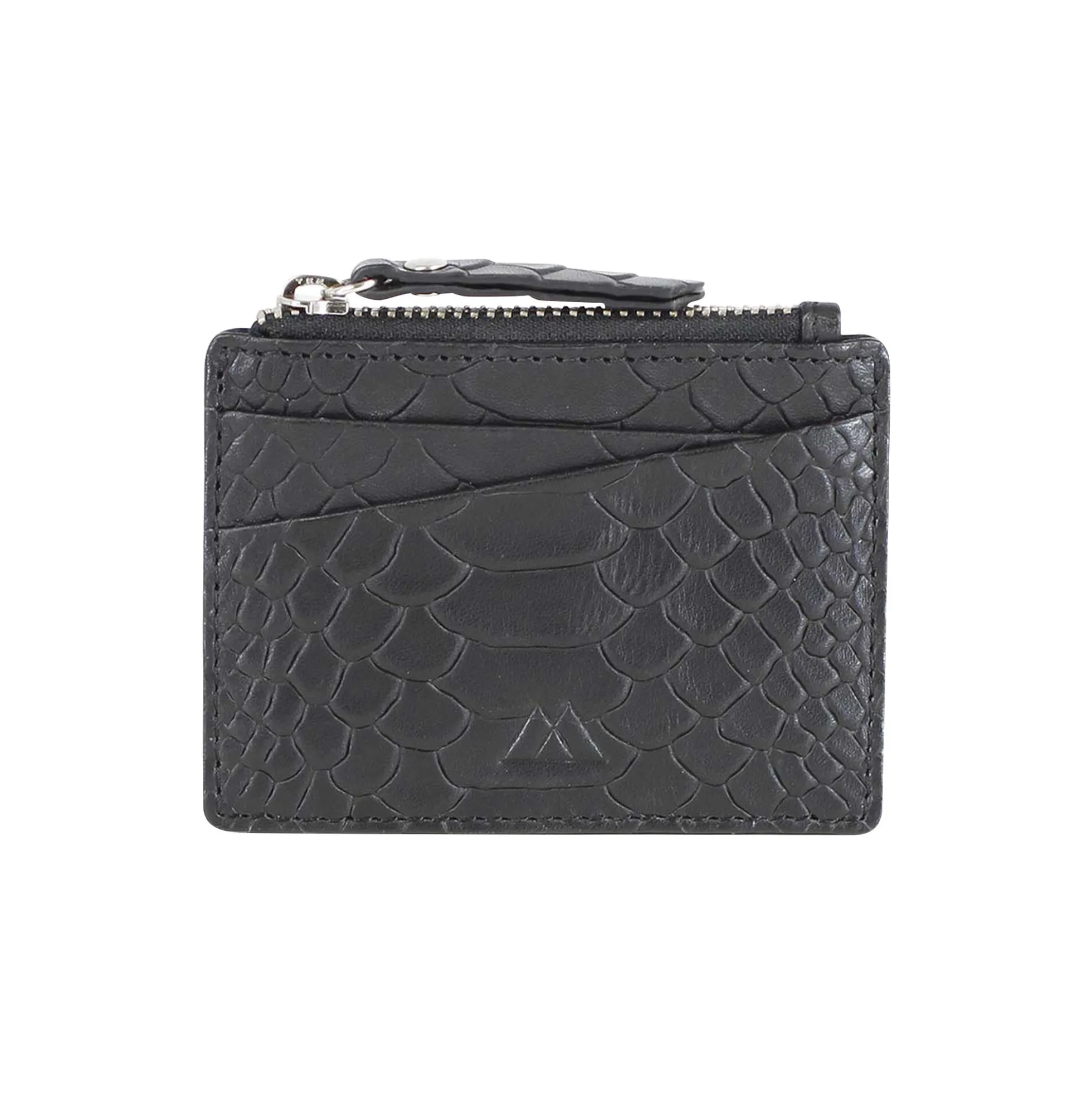 Frey Zip Card Holder, snake black