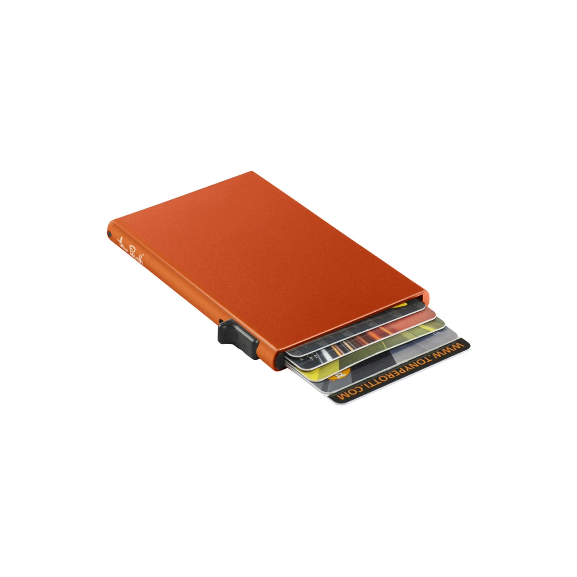 Furbo Single Aluminum Cardholder, orange