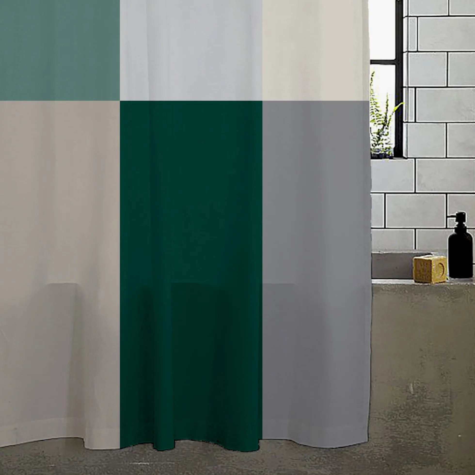 Fusion badeforhæng, sea green