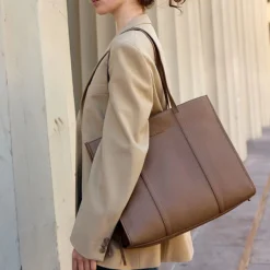 Galaxy Taske, light taupe