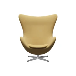 Ægget™ 3316 loungestol, Christianshavn 1110 yellow/satin brushed aluminium